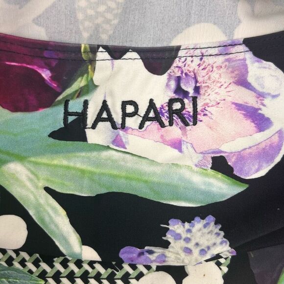 Hapari Womens Floral Halter Sweetheart Neck Backless Tankini Top Swimwear Medium - Picture 6 of 15